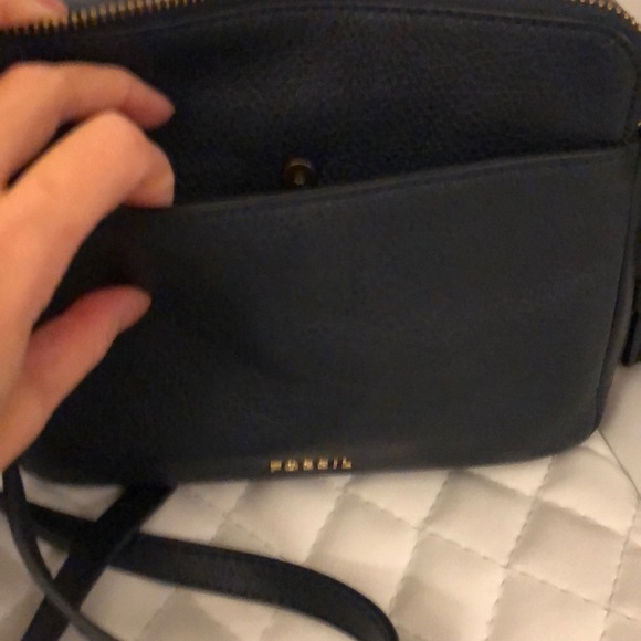 Fossil Midnight Navy Piper Gem Toaster Crossbody - Picture 6 of 6